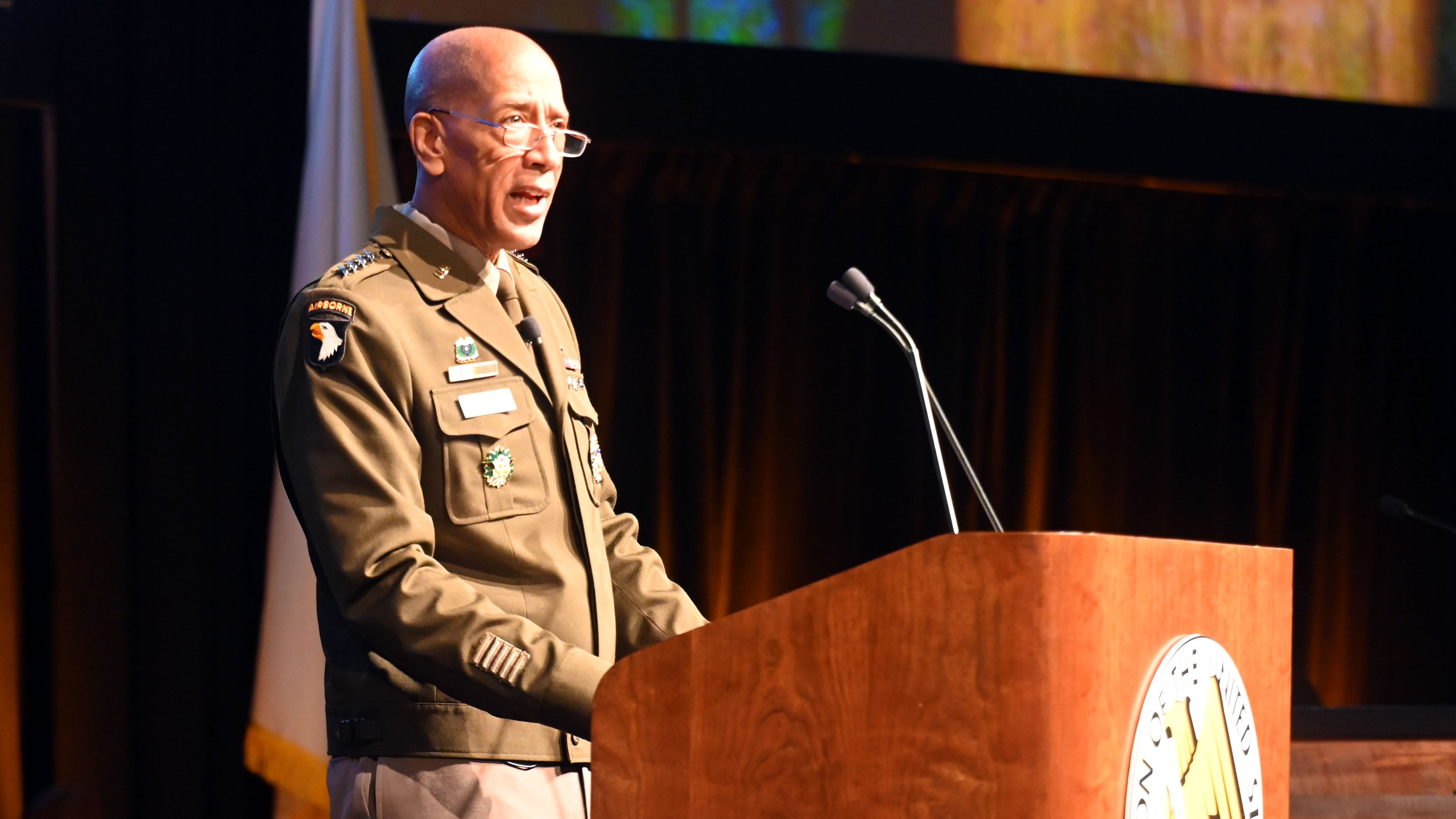 Gen. Charles Hamilton speaks at Global Force