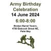 We will be celebrating our Army's Birthday on 14 June 2024 from 6-8 PM at the Broken Barrel Tavern in Palm Bay.