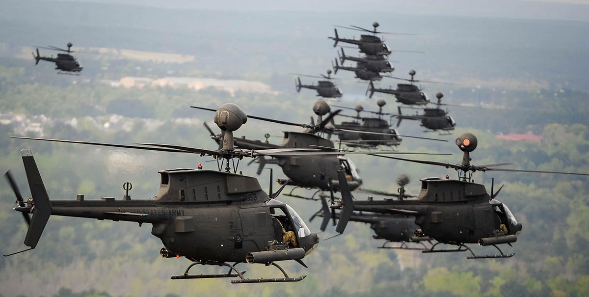 Kiowa helicopters