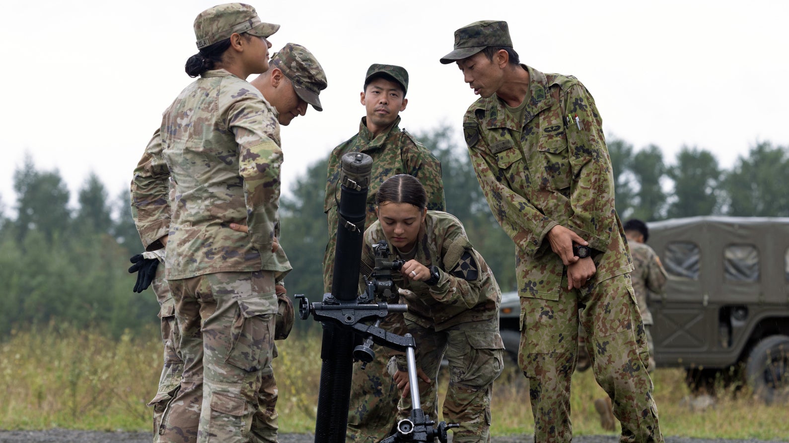 US Soldiers partner with Japanese Ground Self Defense Force during Orient Shield 2023