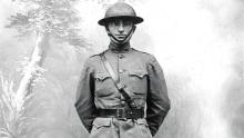 Harry Truman in France during World War I. (Credit: National Park Service)