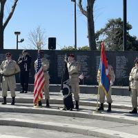 Philadelphia Vietnam Veterans Memorial, 82nd ABN Div Assoc (Hadjak-Mokan) Honor Guard
